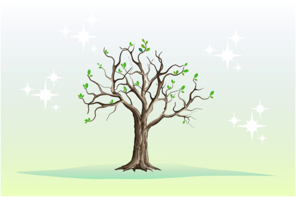 Beautiful Blooming Tree Graphics for Crafters