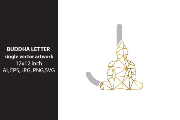BUDDHA, Letter J - A Versatile Graphic Design Asset