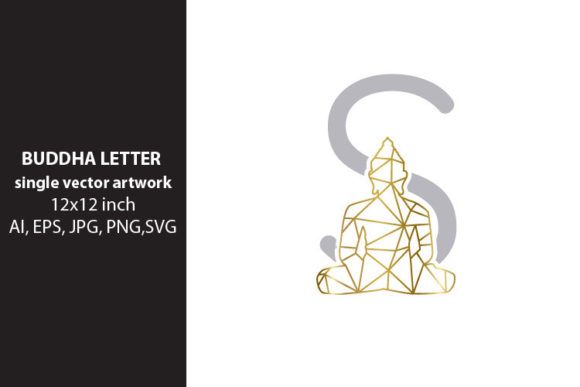 BUDDHA, Letter S in Graphic Design