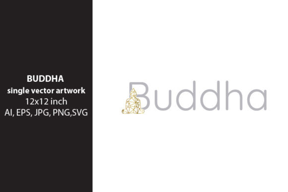 Buddha Lettering: A Graphic Design Asset for Editorial and Web Use