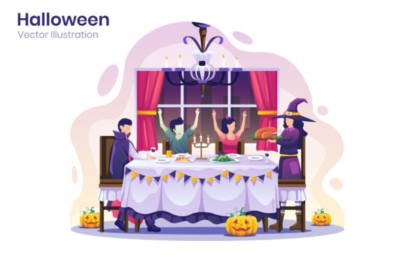 Graphic Design Asset for Halloween Content