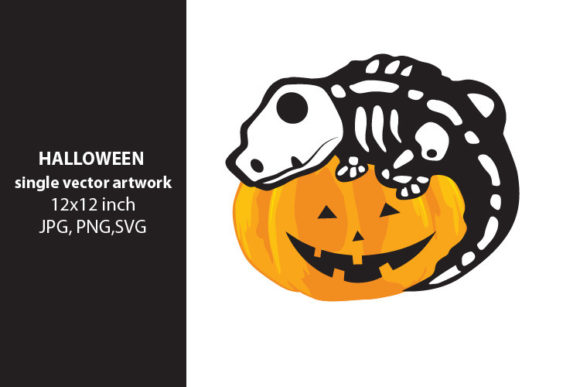 Lizard Skeleton Vector Illustration for Blog and Web Design