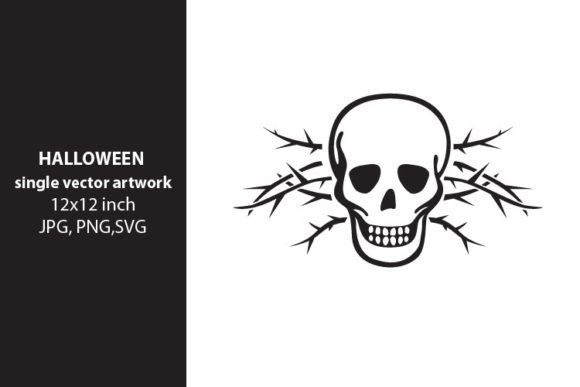 Skull Graphics for Bold Editorial Designs